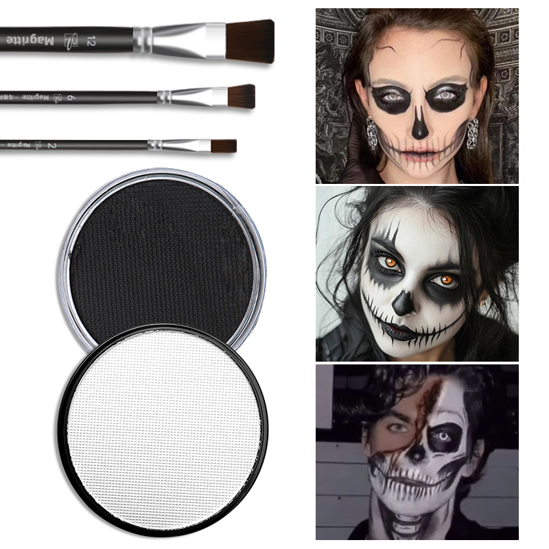 Cosplay Prop Paint - 5 шт., черный и белый цвет,