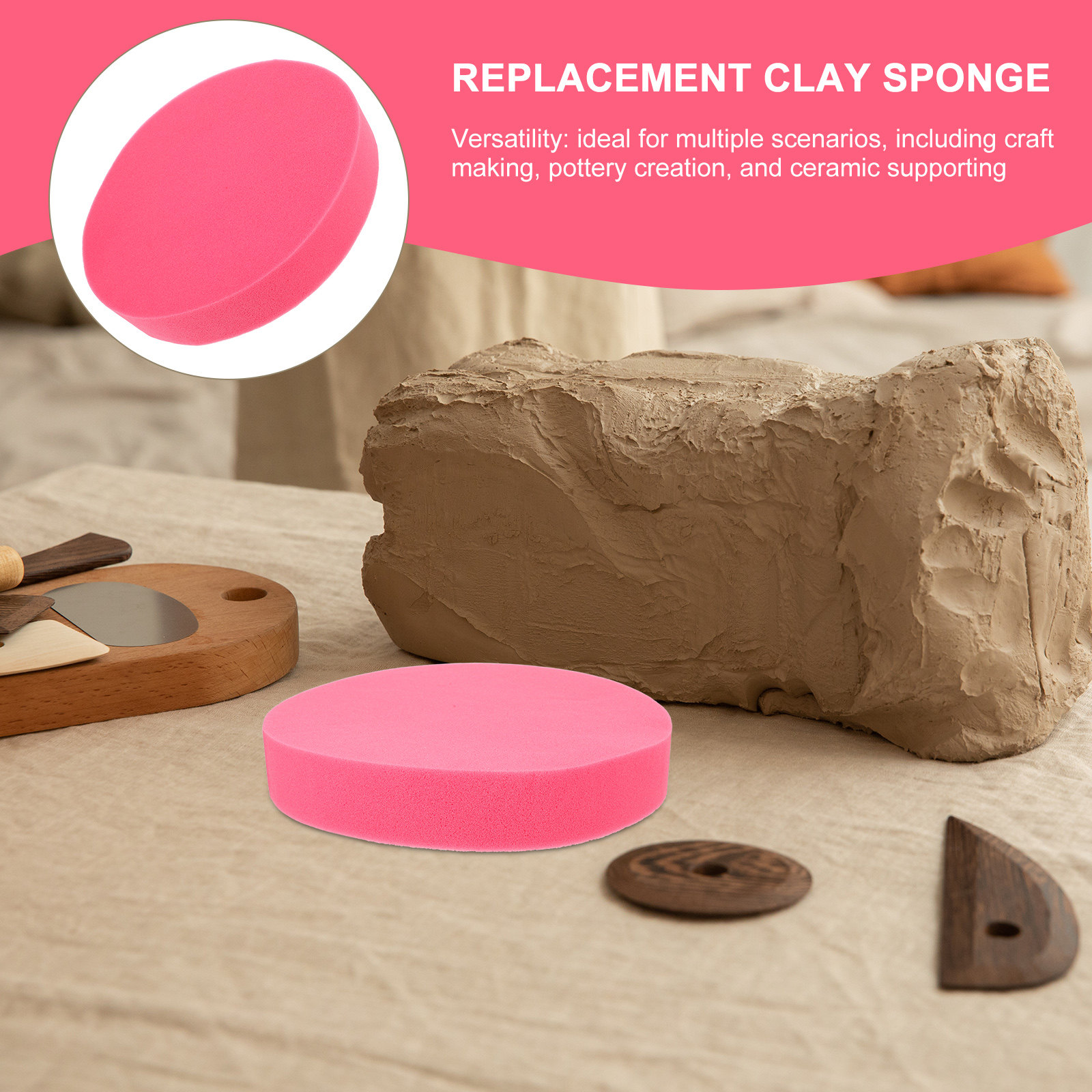 Подушка из губчатого материала – обзор и цена Foam Clay Sculpt