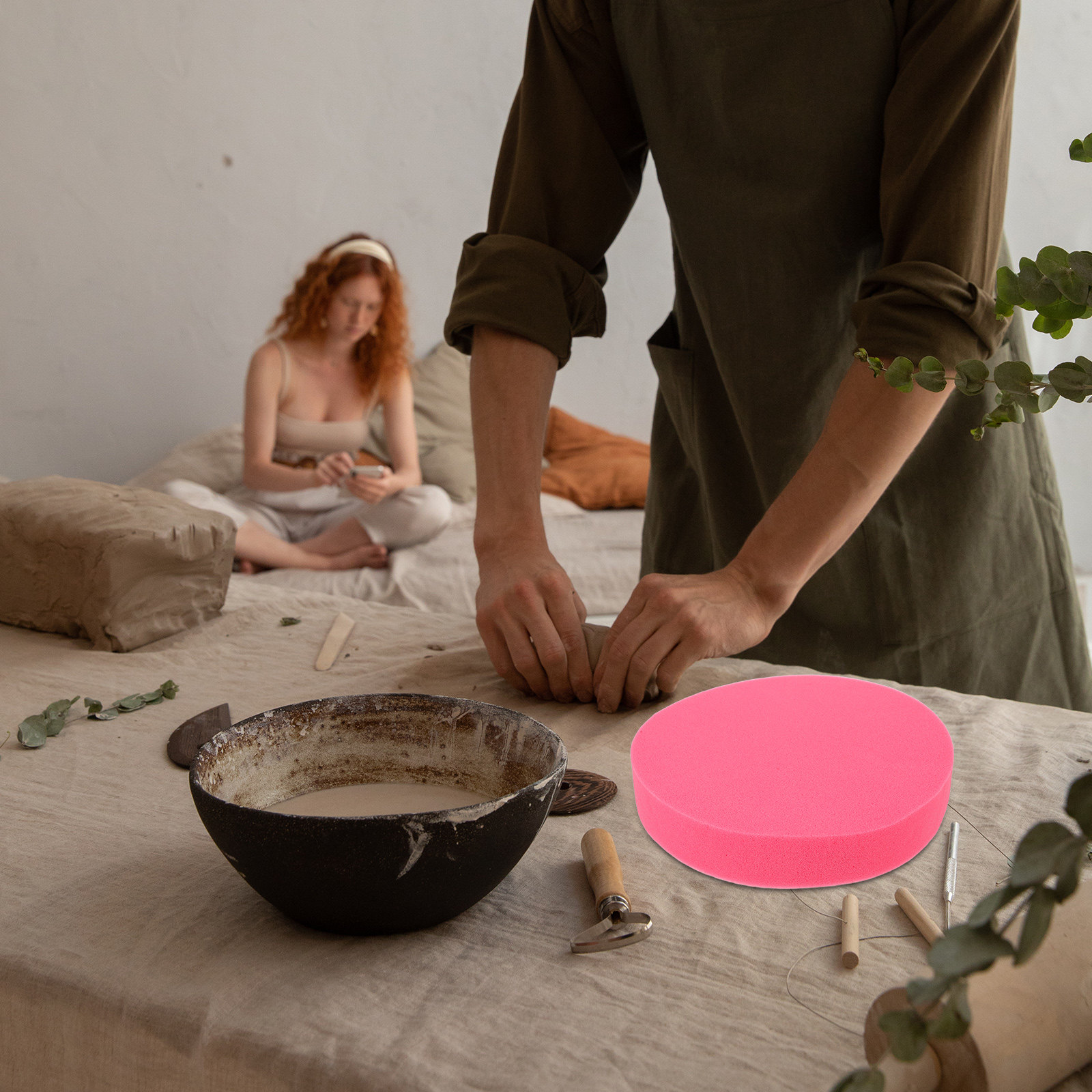 Подушка из губчатого материала – обзор и цена Foam Clay Sculpt