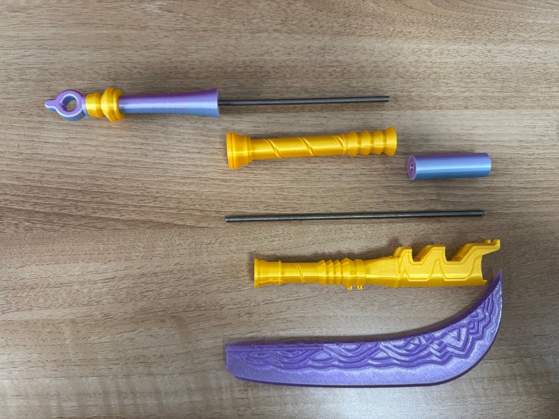 Нож Rumi Hunters, мультяшная р – обзор и цена Cosplay Prop 3D Print Settings
