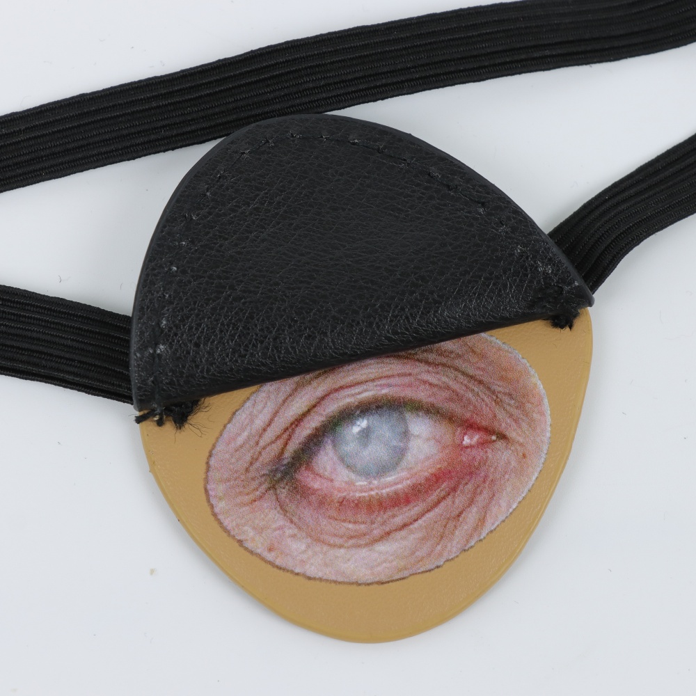 Черная повязка на глаз из иску – обзор и цена Cosplay Prop